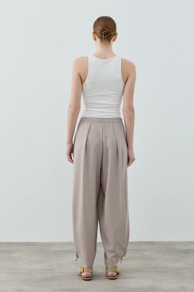 MerWish Spor Krep Pantolon VİZON - 4