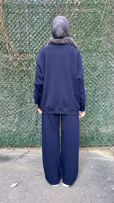 MerWish Taşlı Takım LACİVERT - 4