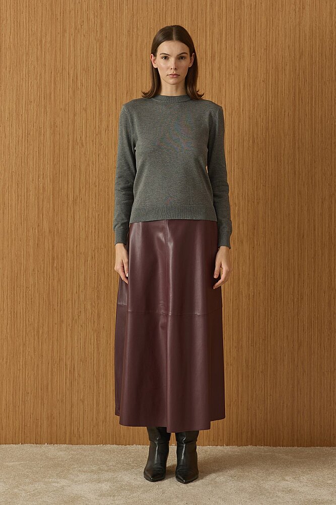 MerWish Triko Basic Tunik ANTRASİT