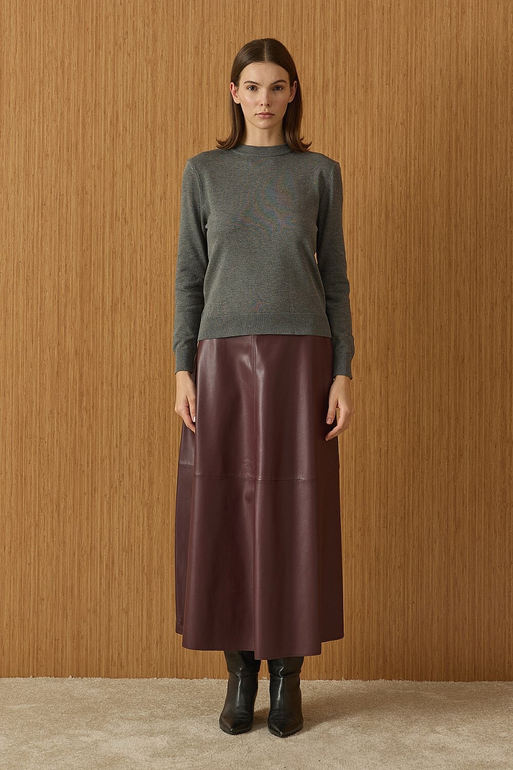 MerWish Triko Basic Tunik ANTRASİT - 1