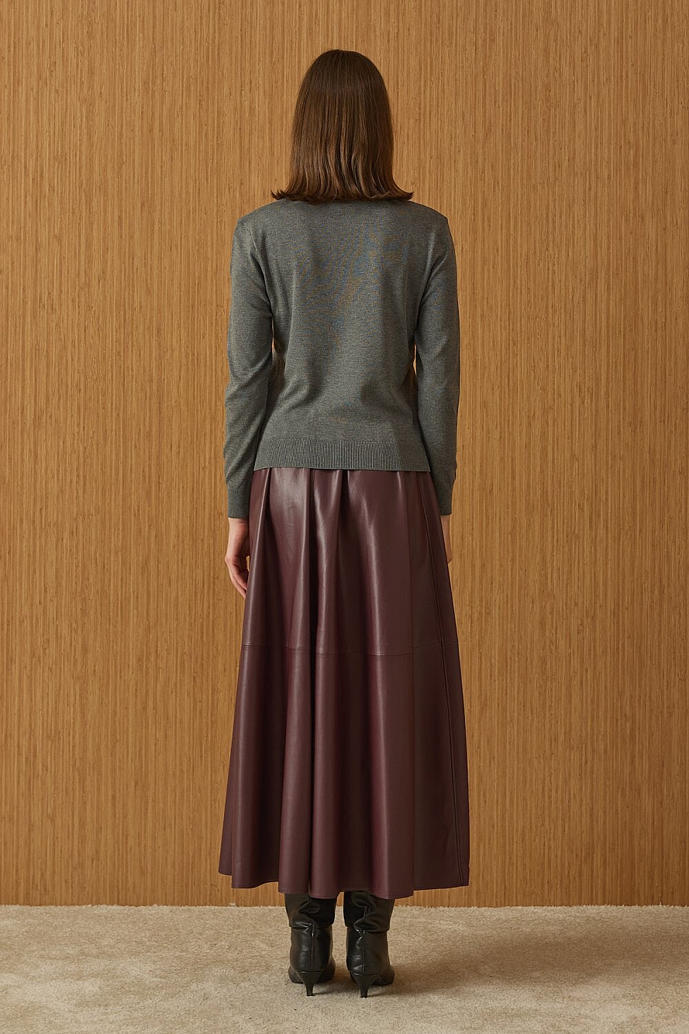 MerWish Triko Basic Tunik ANTRASİT - 4