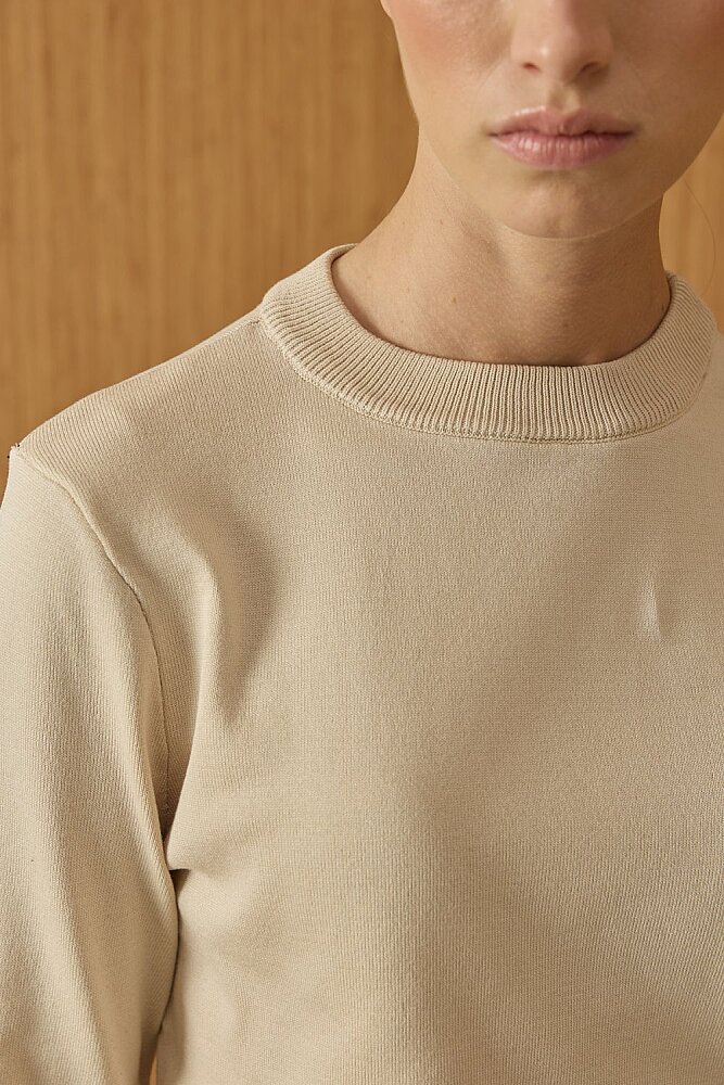 MerWish Triko Basic Tunik BEJ - 3