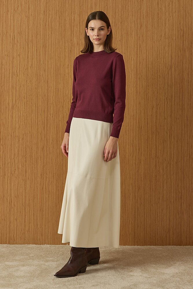 MerWish Triko Basic Tunik BORDO - 2