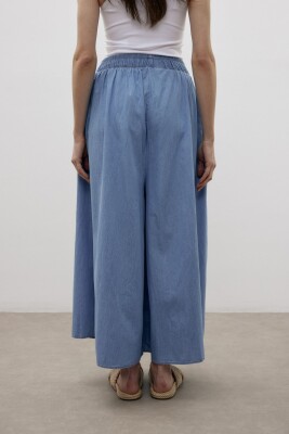 MerWish Venedik Pantolon Etek MAVİ - 3