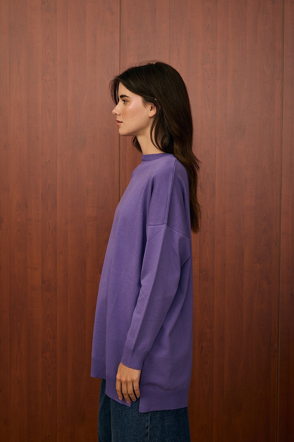 MerWish Venedik Triko Tunik MOR - 2