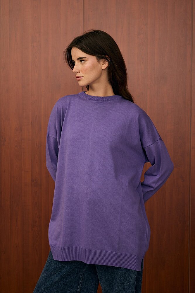 MerWish Venedik Triko Tunik MOR - 3