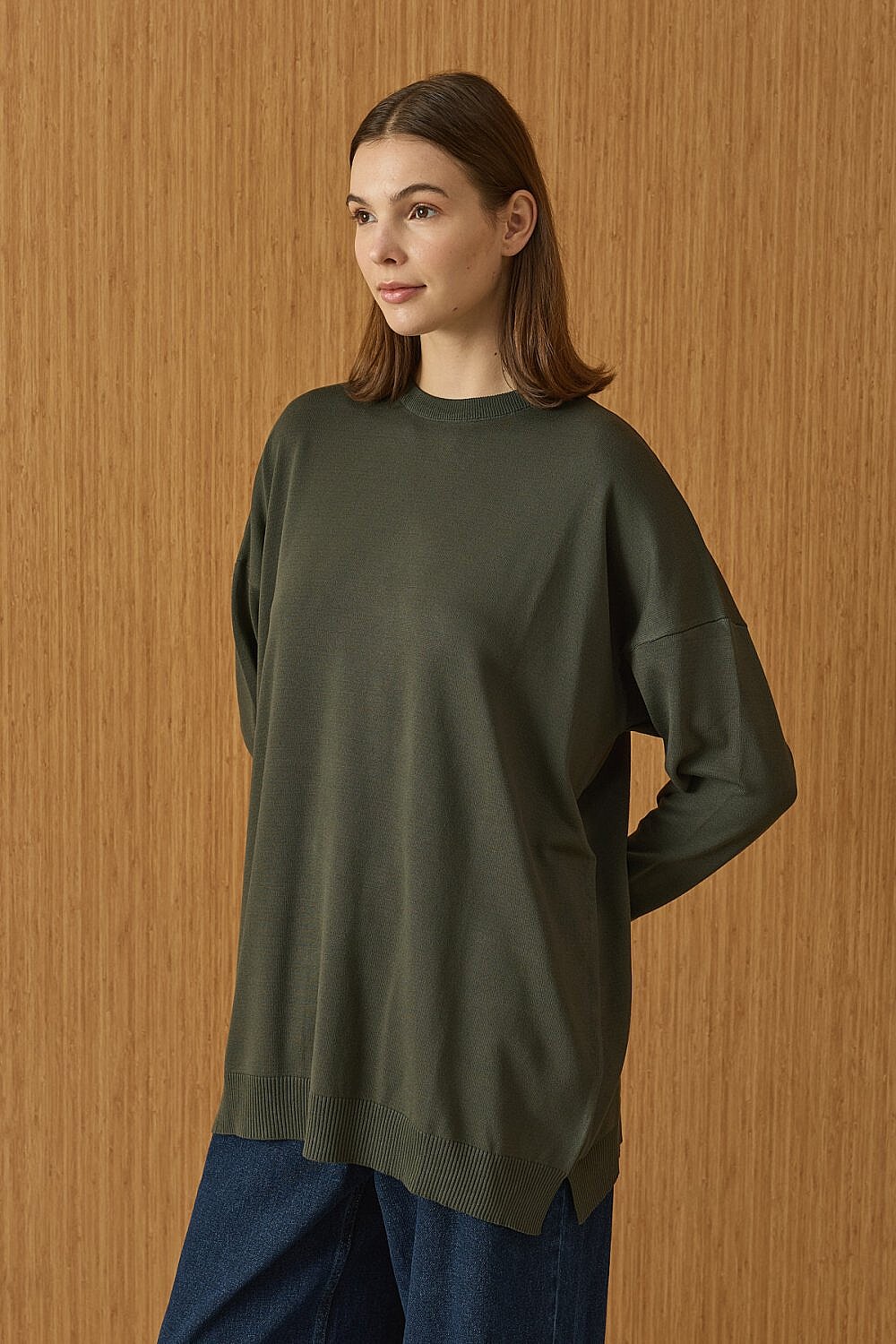 MerWish Venedik Triko Tunik YEŞİL - 2