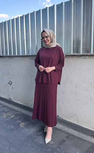 MerWish Venice Takım BORDO - 3