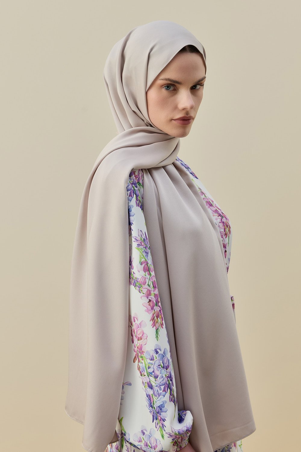 MerWish Vintage Şal BEJ - 2