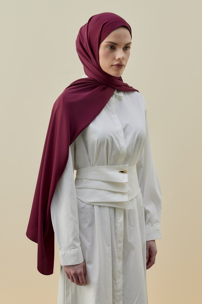 MerWish Vintage Şal BORDO - 3