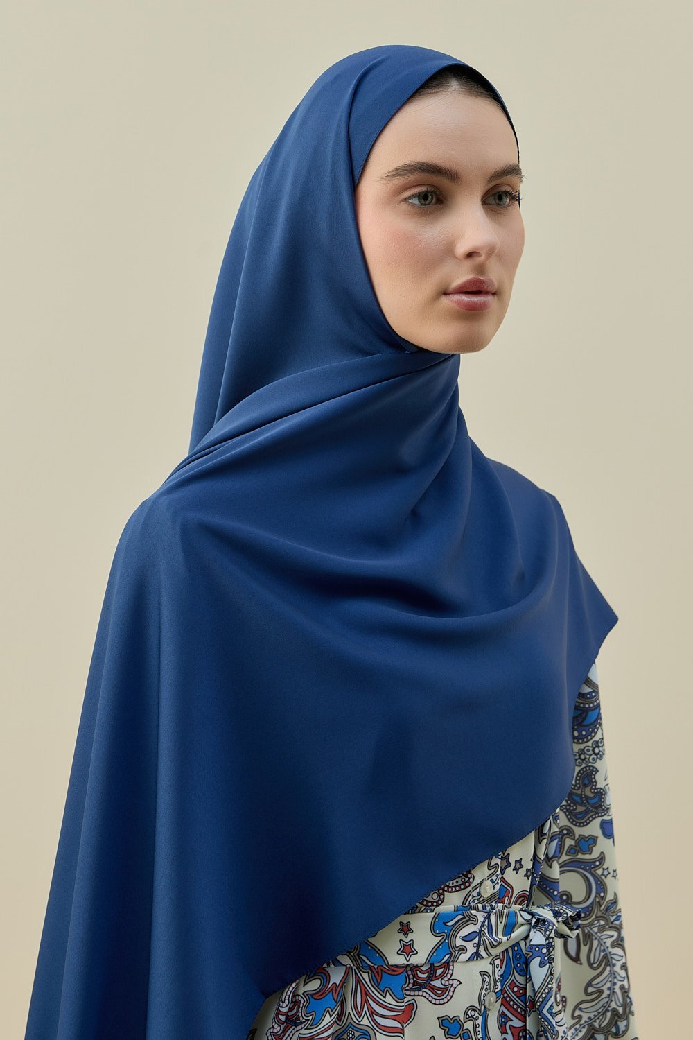 MerWish Vintage Şal LACİVERT - 1