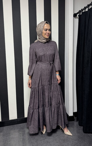 MerWish Voila Elbise Acı Kahve 