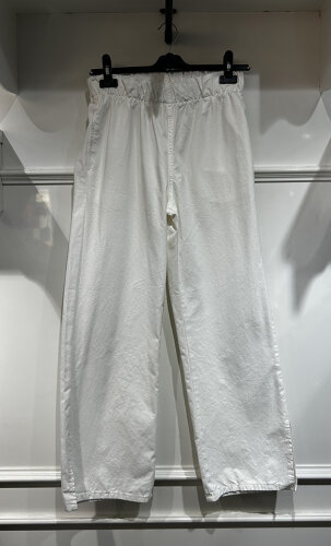 MerWish Yırtmaçlı Pantolon BEYAZ - 1