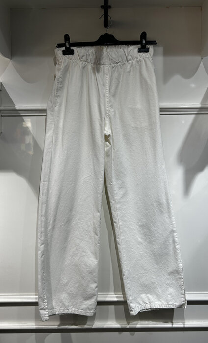 MerWish Yırtmaçlı Pantolon BEYAZ - 1