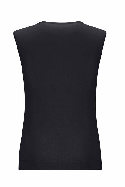 Miss Dalida Arkası Örgü Motifli Hırkalı Takım BLACK - 4