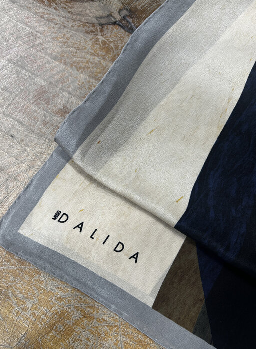 Miss Dalida Asimetrik Desenli Şal Stone - 1
