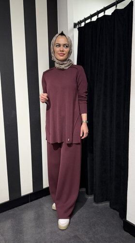 Miss Dalida Bol Paça Triko Pantolon DARDO-TAUPE 