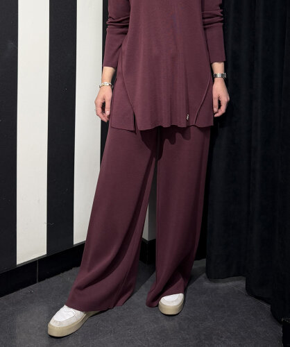 Miss Dalida Bol Paça Triko Pantolon TOGA-BORDO 