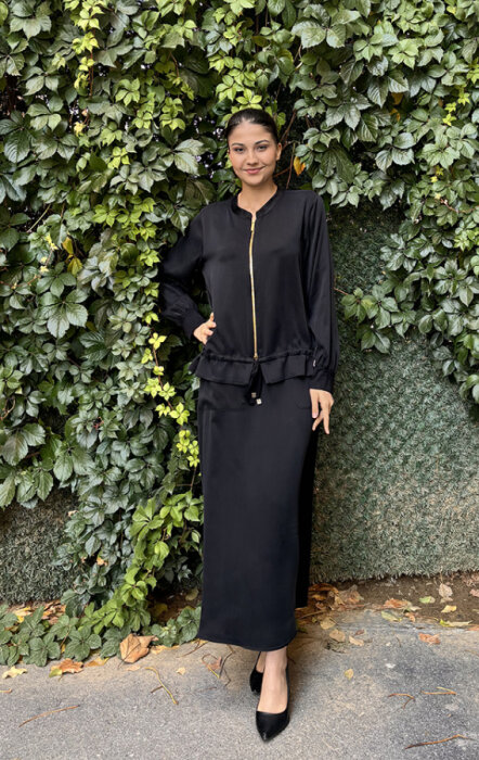 Miss Dalida Cepli Cupra Etek BLACK - 3