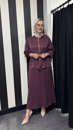 Miss Dalida Cepli Cupra Etek Plum - 1
