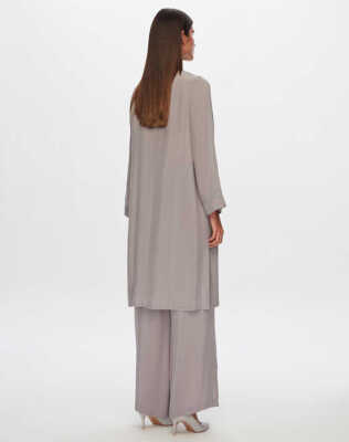Miss Dalida Cepli Cupro Tunik GREY - 2