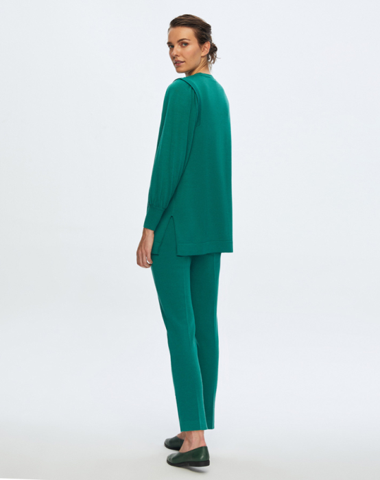 Miss Dalida Düğme Detaylı Balon Kollu Tunik Imolo-Emerland - 3