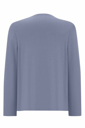 Miss Dalida Düz Renk Düğmeli Hırka Navy Blue - 2