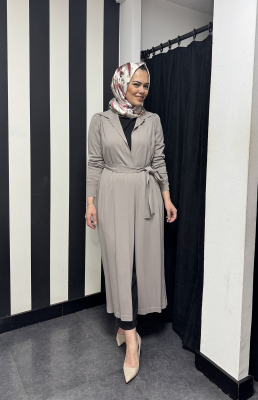 Miss Dalida Gömlek Yaka Broş Detaylı Triko Hırka MİNK - 2