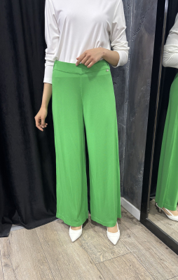 Miss Dalida Bol Paça Triko Pantolon GREEN - 3