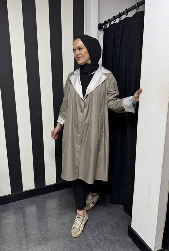 Miss Dalida Hafif Yumoş Mont MİNK - 1