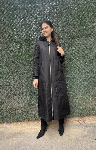 Miss Dalida içi Triko Mont SİYAH - 2