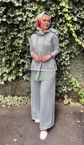 Miss Dalida Kapüşonlu Triko Tunik ÇAĞLA - MİSS DALİDA