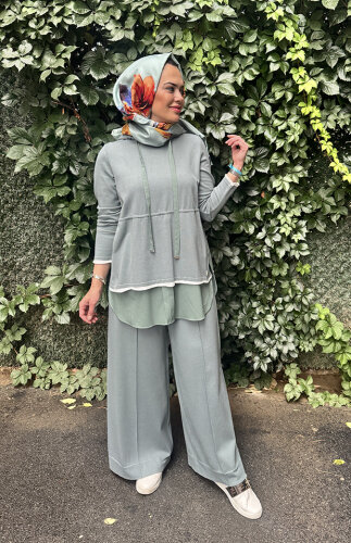 Miss Dalida Kapüşonlu Triko Tunik ÇAĞLA - MİSS DALİDA (1)