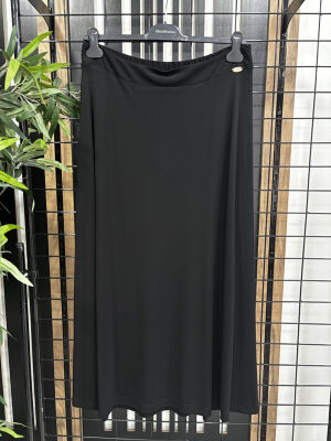 Miss Dalida Kumaş Etek BLACK - 1