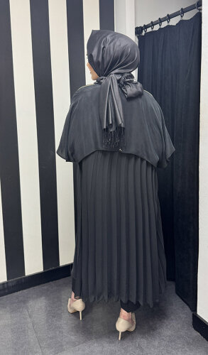 Miss Dalida Omuzu Fermuar Detaylı Ceket BLACK - 4
