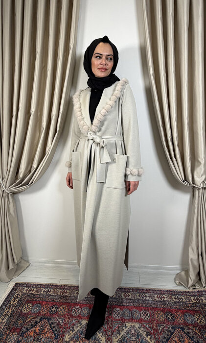 Miss Dalida Ponponlu Hırka Elsa/Stone - 1