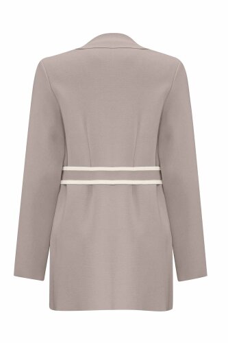 Miss Dalida Şerit Çizgili Ceket MİNK - 2