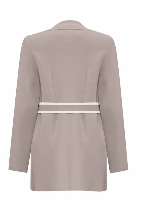 Miss Dalida Şerit Çizgili Ceket MİNK - 2