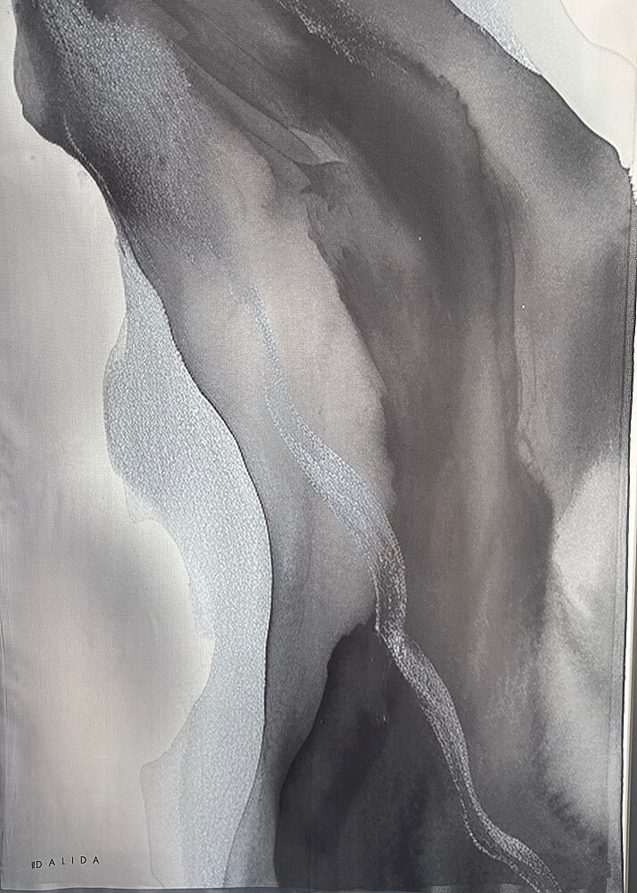 Miss Dalida Shadow Flow Şal Dark Grey