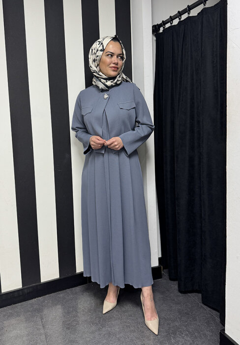 Miss Dalida Triko Elbise Ceket Takım Bullet - 2