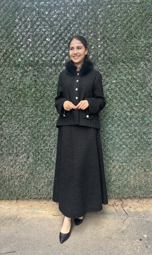 Miss Dalida Tüvit Etek BLACK