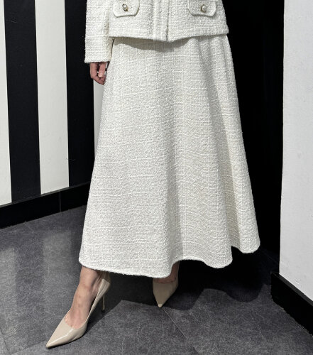 Miss Dalida Tüvit Etek EKRU - MİSS DALİDA