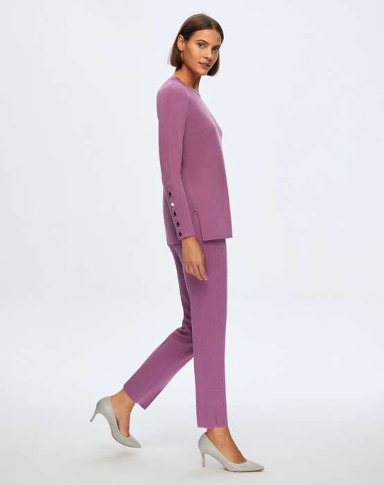 Miss Dalida Uzun Kollu Basic Tunik Scola-Orchide - 1