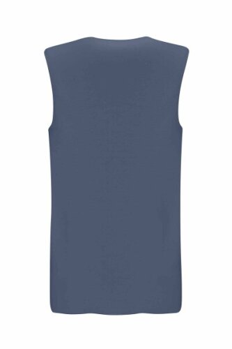 Miss Dalida V Yaka Kolsuz Triko Tunik Navy Blue - 3