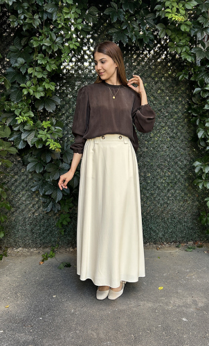 MissWhence Cupra Tunik KAHVE - 2