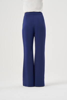 MissWhence İspanyol Paça Pantolon LACİVERT - 3