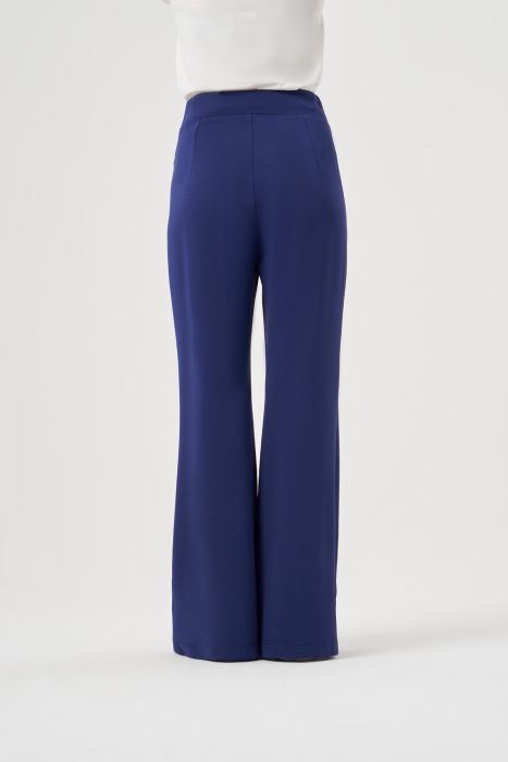 MissWhence İspanyol Paça Pantolon LACİVERT - 3