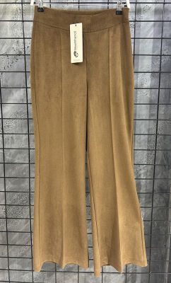MissWhence Nubuk Bol Paça Pantolon TABA - 1