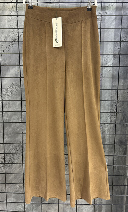 MissWhence Nubuk Bol Paça Pantolon TABA - 1