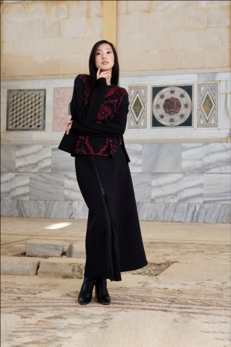 Miss Whence Siyah Desenli Tunik SİYAH - 1